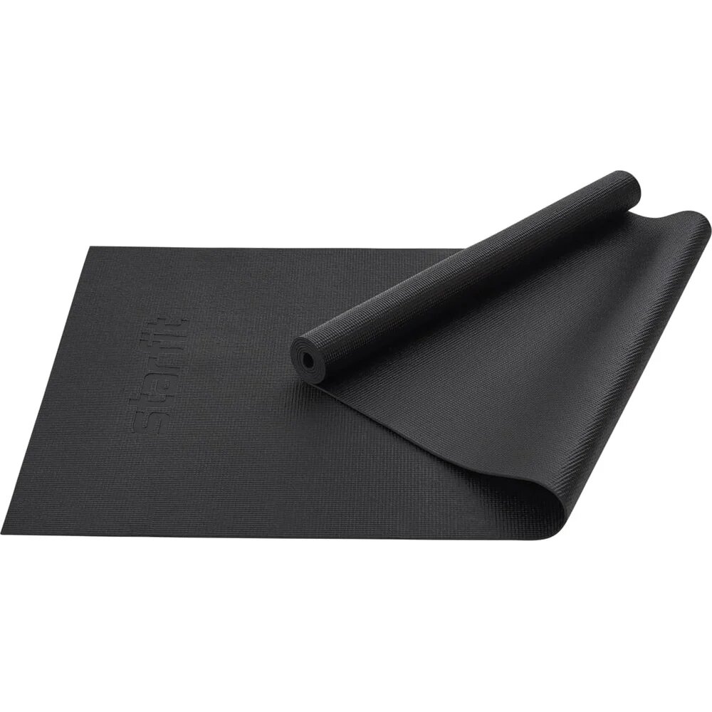 Коврик для йоги и фитнеса Starfit FM-101 PVC 0.3 см 183x61 см черный ЦБ-00001684