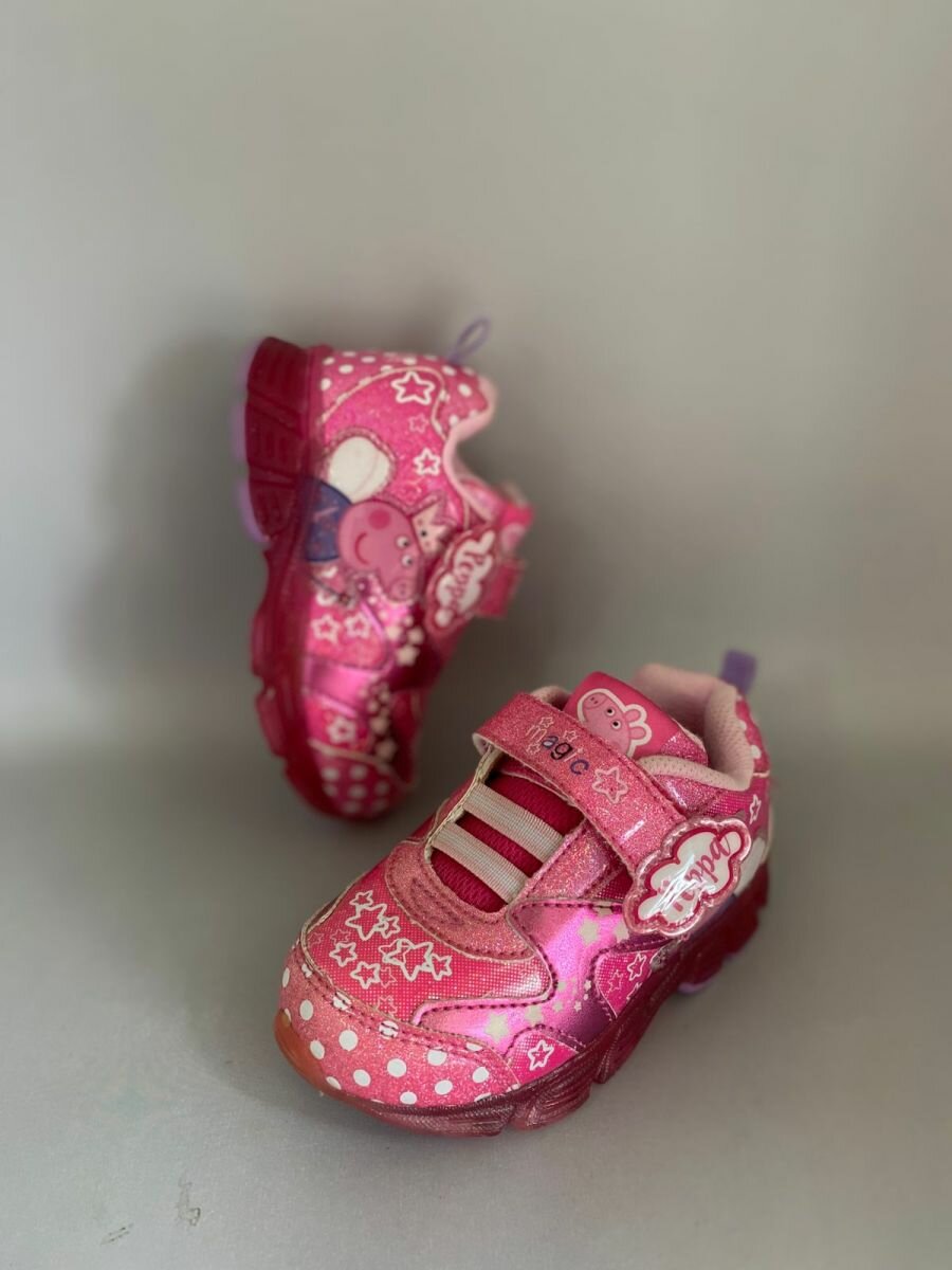 Кроссовки, размер 23, розовый