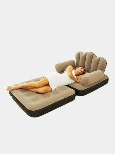 Надувной пуфик-кресло диван – комфортное и стильное место для отдыха дома и на природе