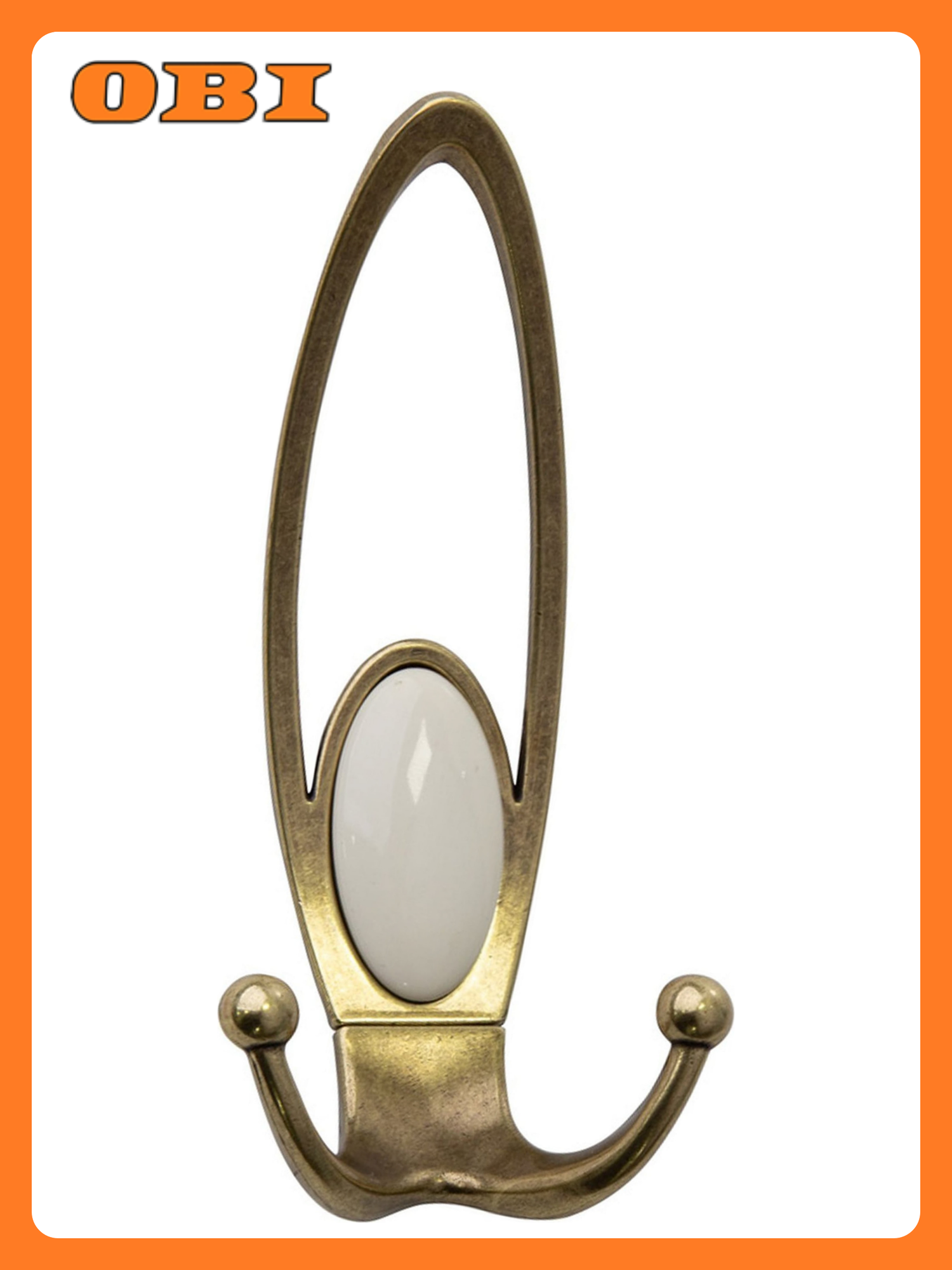 Крючок мебельный KERRON Hooks KR 0400-10 OAB тройной бронзовый