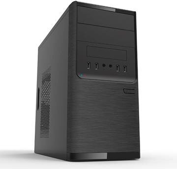 Корпус InWin POWERMAN ES701BK USB 3.0 (Mini Tower, mATX, 450W PM-450ATX, USB 3.0x2, USBx2 + Audio, черный) <6120258>