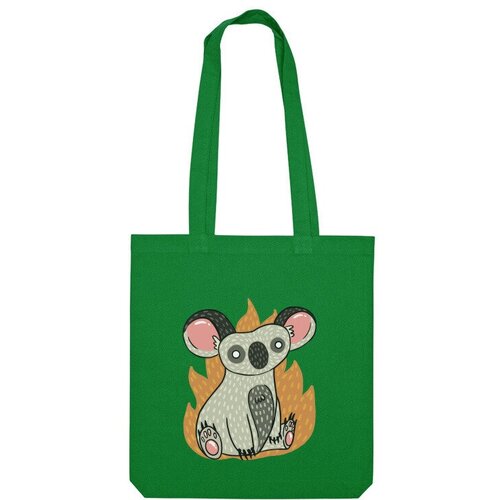 фото Сумка шоппер us basic, зеленый