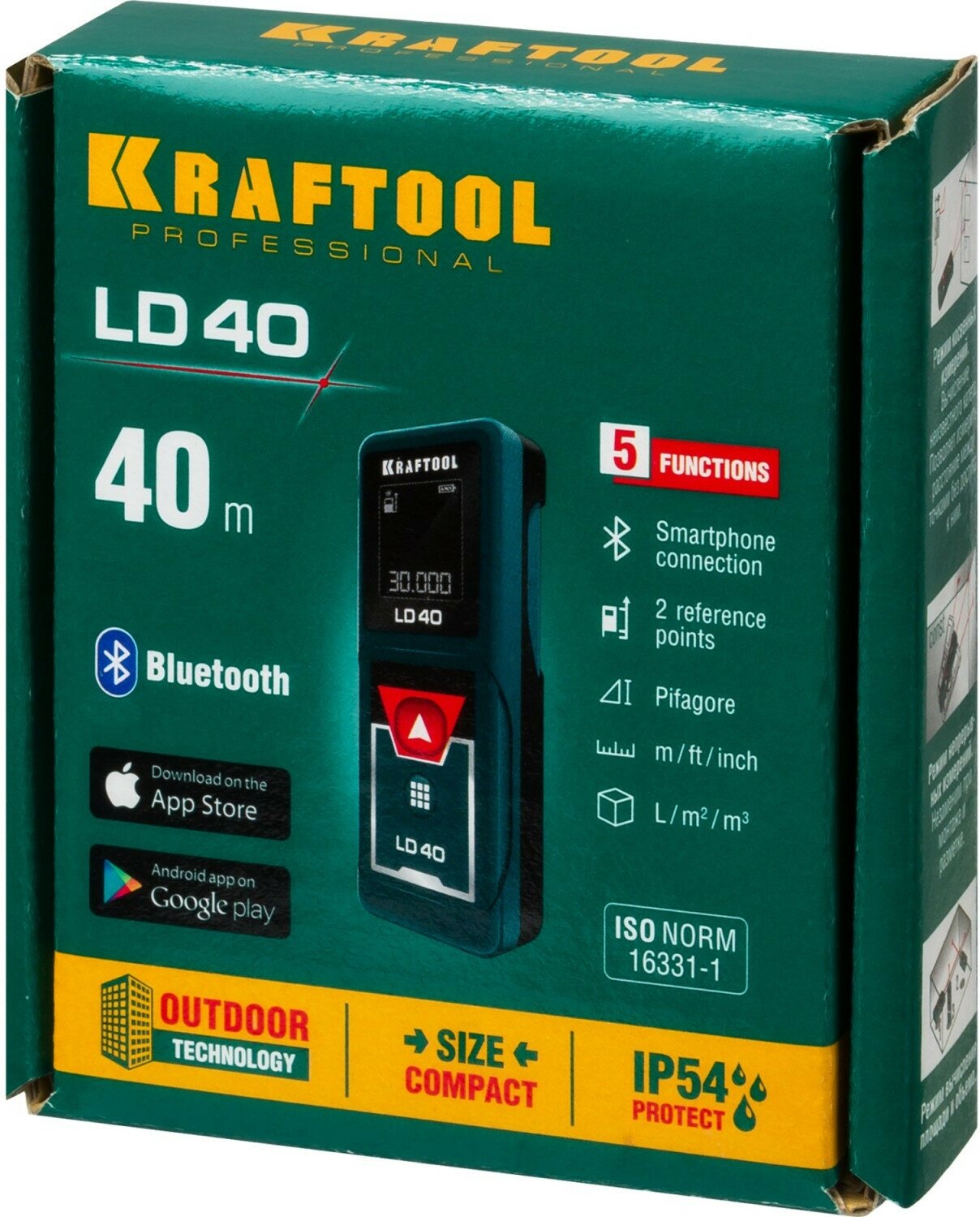 Лазерный дальномер KRAFTOOL LD-40 [34763] - фото №14