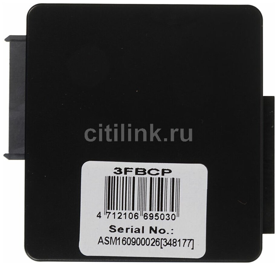 Адаптер-переходник для HDD/SSD AgeStar 3FBCP, черный