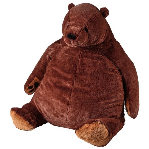 Мягкая игрушка ИКЕА Бурый медведь ДЬЮНГЕЛЬСКОГ, 100 см, коричневый мягкая игрушка икеа бурый медведь дьюнгельског 100 см коричневый