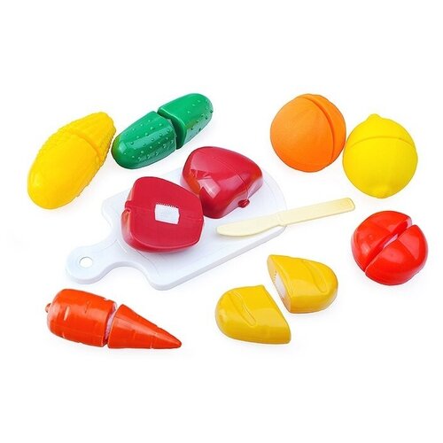 Набор продуктов игрушечных Стром Режем продукты в пакете, детский, игровой (У954)