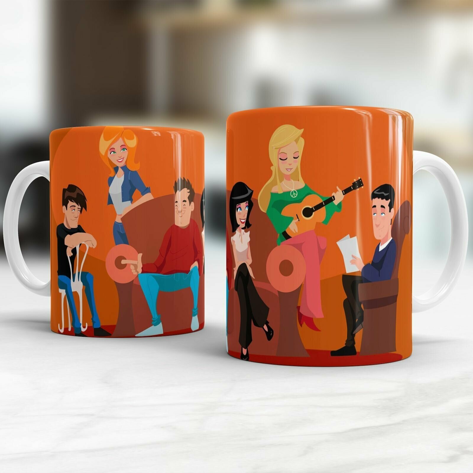 Кружка для чая и кофе с принтом Друзья сериал Friends