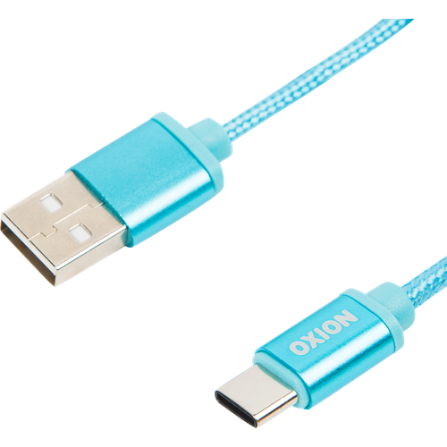 Кабель Oxion USB-Type-C 1.3 м 2 A цвет синий дата кабель oxion dcc028 type c цвет белый