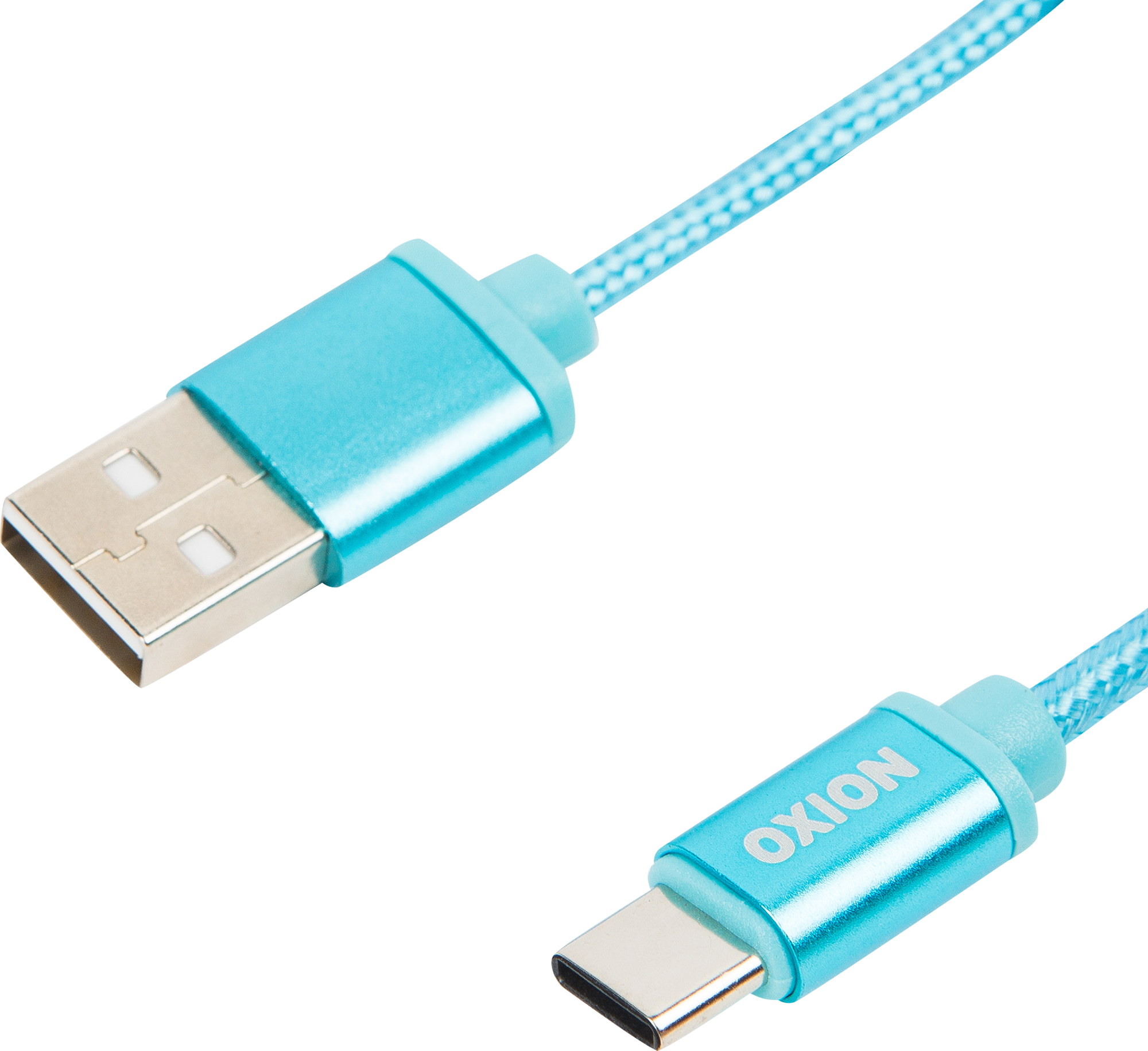 Кабель Oxion USB-Type-C 1.3 м 2 A цвет синий