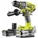 Аккумуляторная ударная дрель-шуруповерт RYOBI R18PD7-252S - изображение