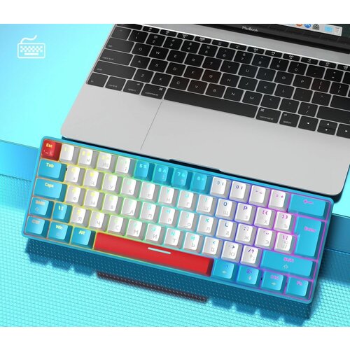 Клавиатура механическая игровая Freedom Wolf T60 синий 319900₽