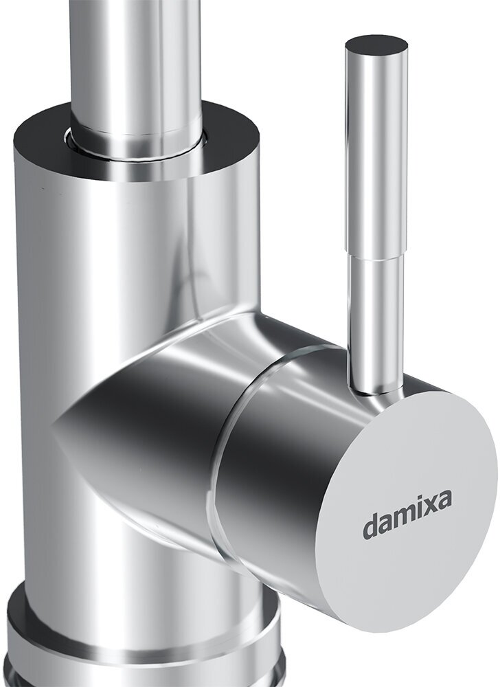 Смеситель для кухни Damixa Merkur с фильтрацией, никель DX710730000 - фотография № 6