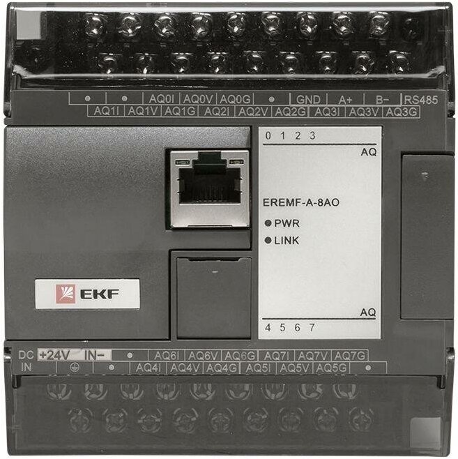 Модуль аналогового вывода EREMF 8 PRO-Logic | код. EREMF-A-8AO | EKF ( 1шт. )