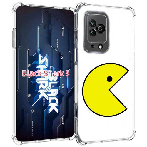 Чехол MyPads pacman-пекмен для Xiaomi Black Shark 5 задняя-панель-накладка-бампер