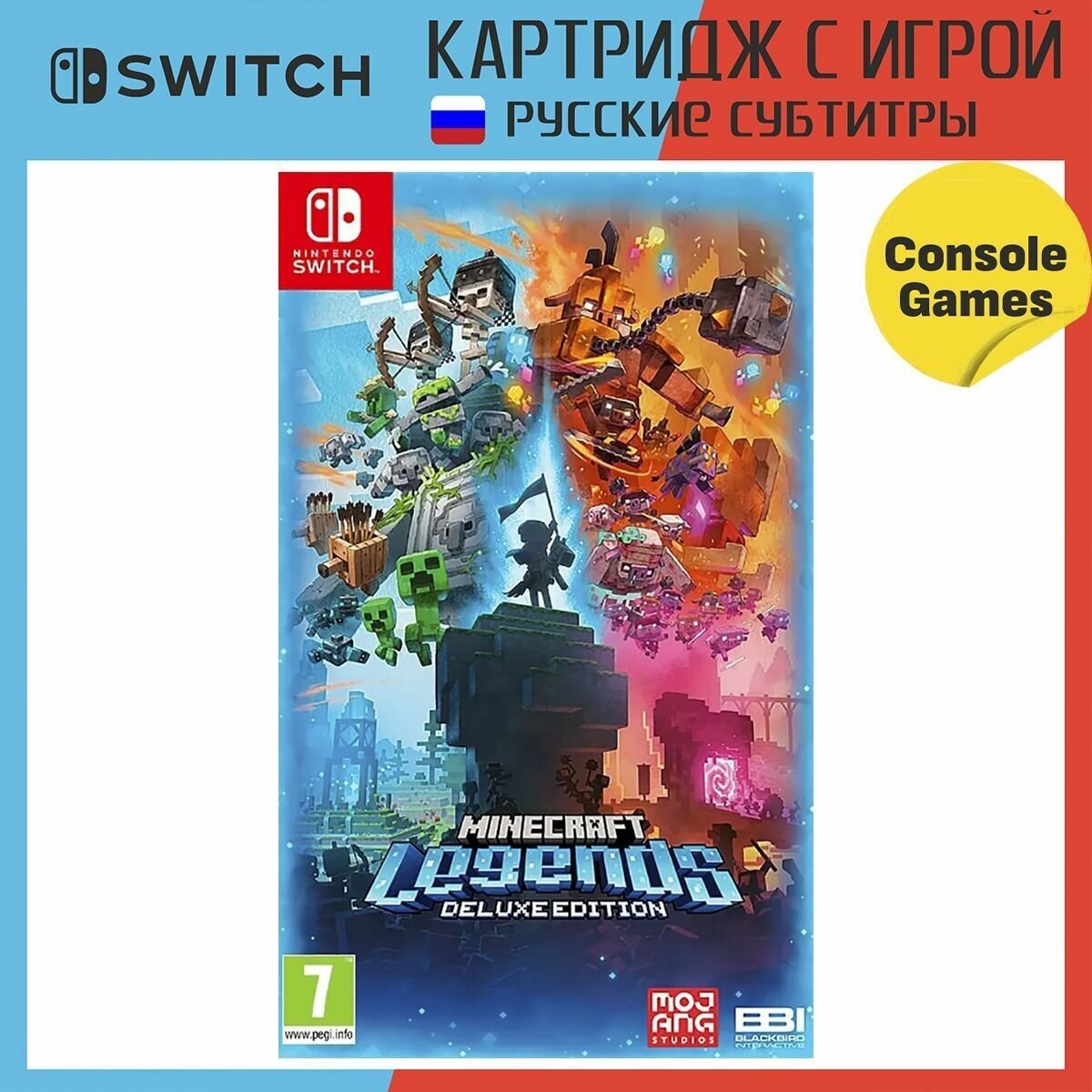 Игра для Switch Minecraft Legends Deluxe Edition (русская версия)