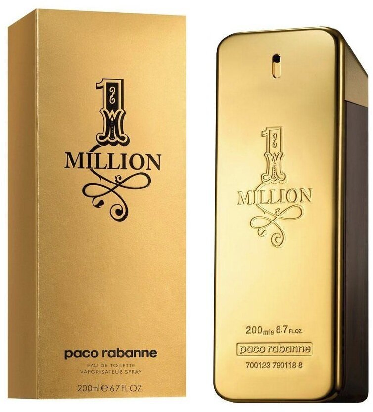 Туалетная вода Paco Rabanne 1 Million 200 мл