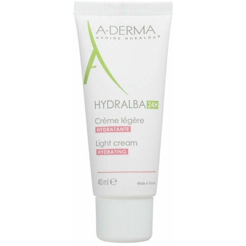 A-Derma Hydralba 24h Крем легкий увлажняющий 24 часа, 40 мл 1 шт