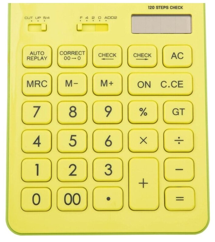Калькулятор DELI Touch, , 12-разрядный, желтый - фото №15