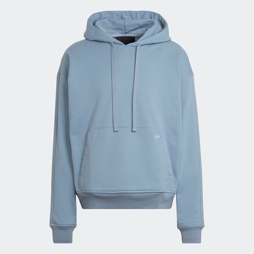 Худи adidas Originals, силуэт свободный, капюшон, размер S, голубой, синий