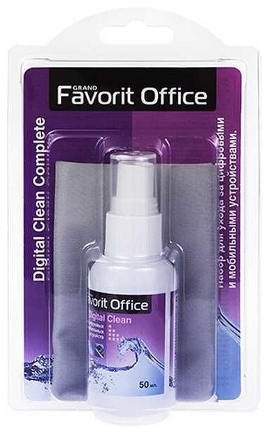 Набор Favorit Office F540016 Digital Clean Complete салфетка и чистящее средство