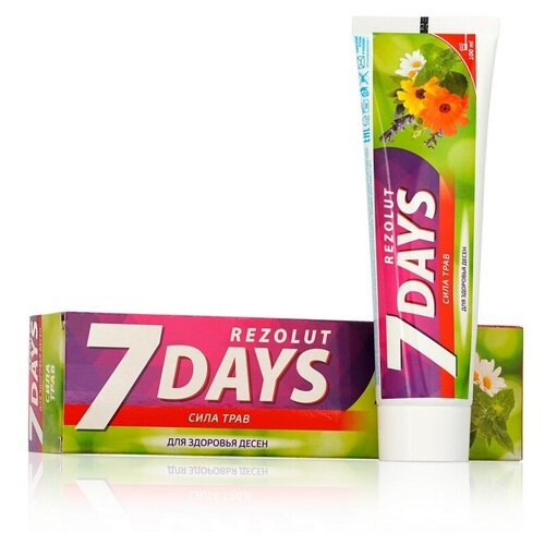 Зубная паста 7 days Rezolut 