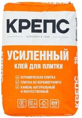 Клей для плитки Крепс Усиленный (С1Т), 25кг