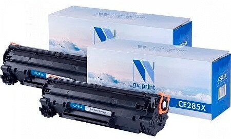 Комплект картриджей для лазерного принтера NVP NV-CE285X-SET2