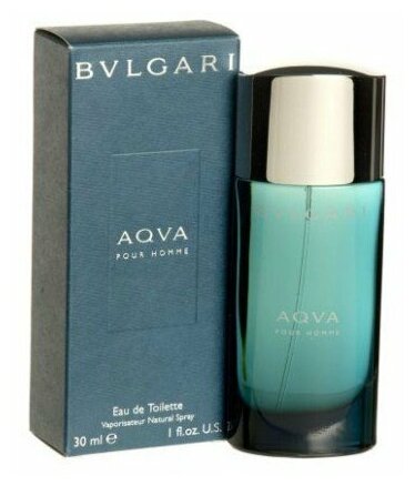 Туалетная вода Bvlgari мужская Aqva Pour Homme 30 мл