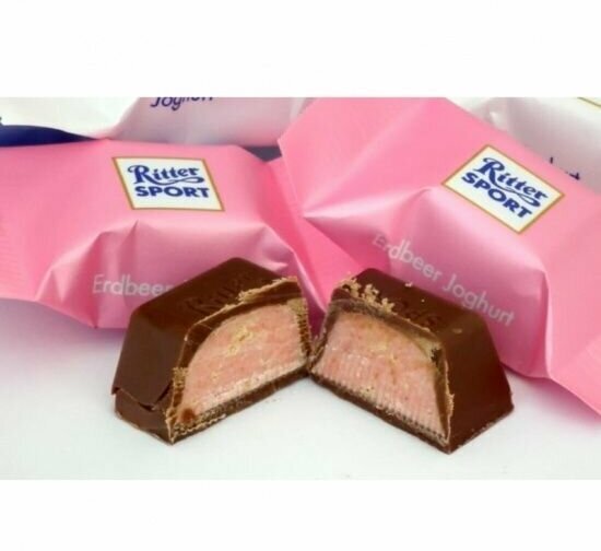 Шоколадные конфеты Ritter Sport Choco Cubes Joghurt с йогуртовой начинкой, 176 г Германия