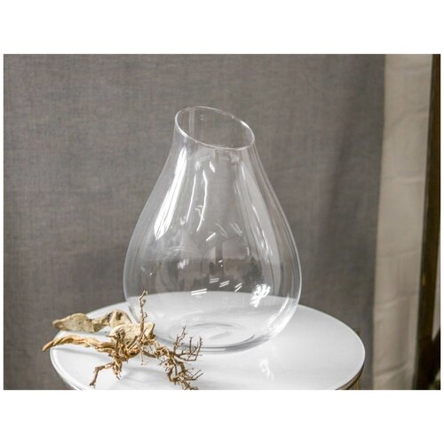 Стеклянная ваза ажели, прозрачная, 37 см, Edelman, Mica 1002786