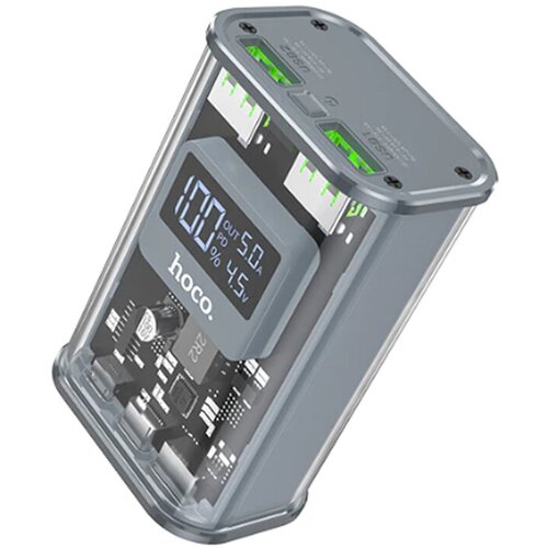 Аккумулятор внешний HOCO J105, Discovery edition, 10000mAh, PD, цвет: серый
