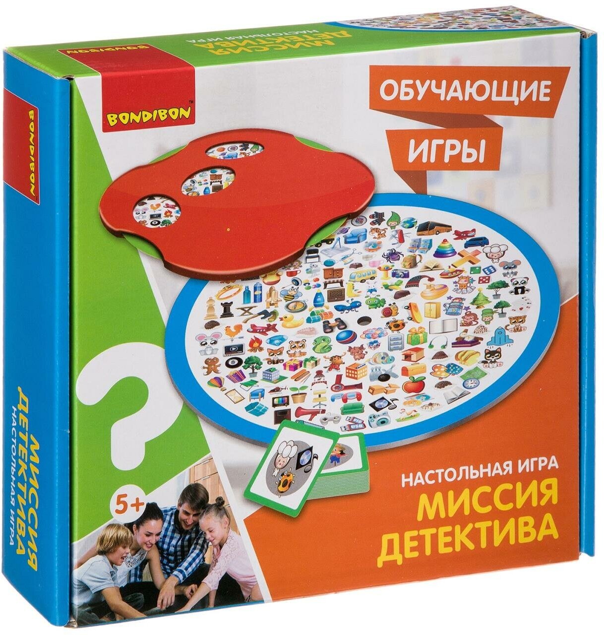 Обучающие игры Bondibon Настольная игра "миссия детектива", BOX 22x21x5.5