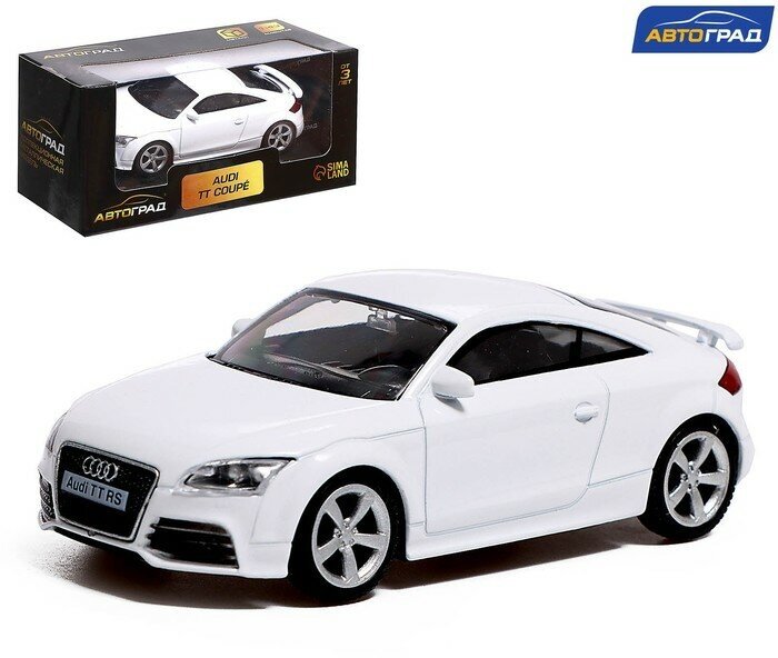 Машина металлическая AUDI TT COUPE, 1:43, цвет белый