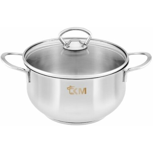 Кастрюля KM METAL AREA 1610 2 л, серебристый