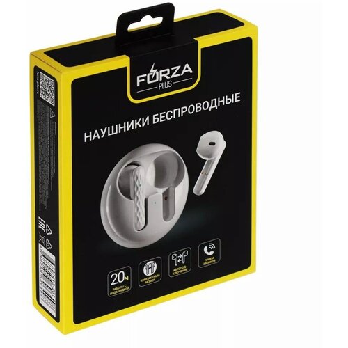 Наушники Forza 410-201 беспроводные TWS Disk 30350мАч BT 50 глянцевая поверхность 131800₽