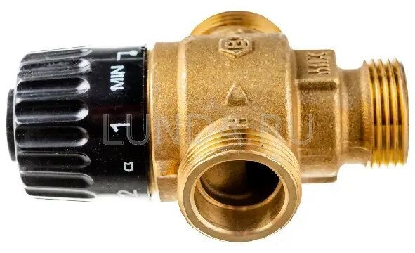 SVM-0125-186520 STOUT Термостатический смесительный клапан для систем отопления и ГВС 3/4" НР 30-65°С KV 1,8 - фотография № 6