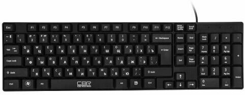 Клавиатура CBR KB 110 black, USB