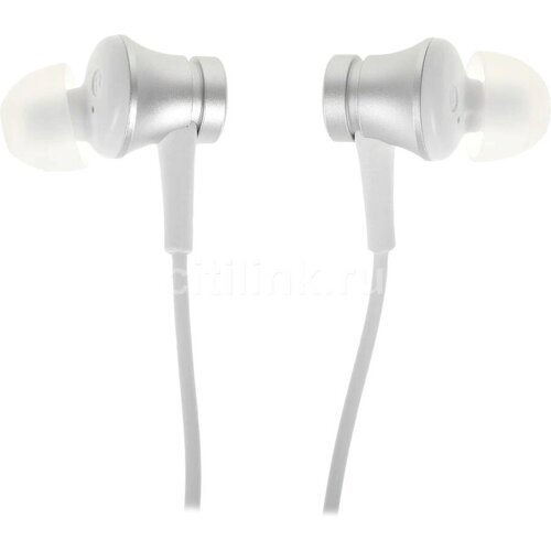 Наушники Xiaomi Mi In-Ear Basic 35 мм вкладыши серебристый zbw4355tyhsej03jy 73800₽