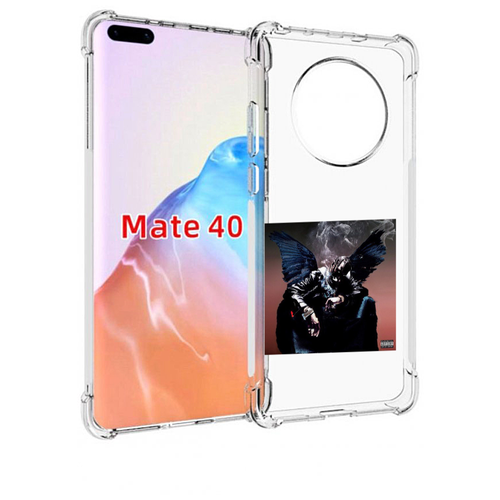 Чехол MyPads Travis Scott - Birds In The Trap Sing McKnight для Huawei Mate 40 / Mate 40E задняя-панель-накладка-бампер чехол mypads travis scott birds in the trap sing mcknight для huawei nova y61 huawei enjoy 50z задняя панель накладка бампер