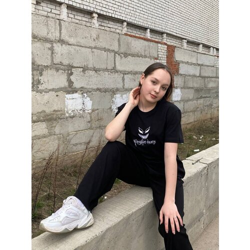 Футболка, размер XL, черный