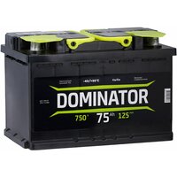 Автомобильный аккумулятор DOMINATOR 6ст- 75 (LR)