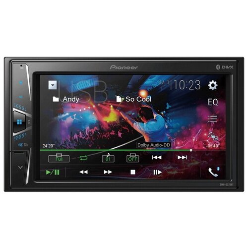 Автомагнитола Pioneer DMH-G225BT 2DIN 4x50Вт