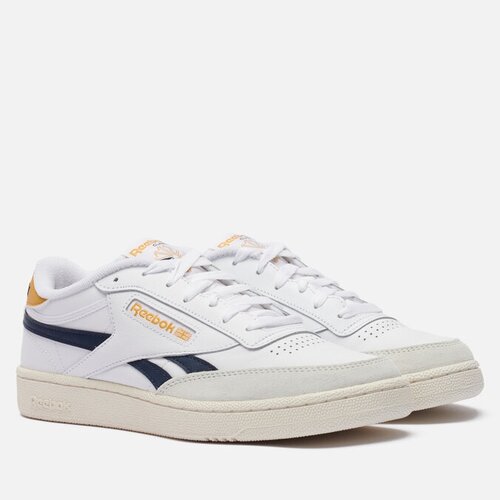 Кроссовки Reebok Club C, натуральная кожа, размер 38.5, белый