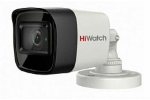 Камера видеонаблюдения аналоговая HiWatch DS-T800(B) (2.8 mm) 2.8-2.8мм HD-CVI HD-TVI цв. корп: белый