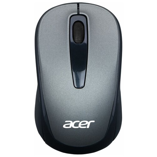 Мышь Acer OMR134, оптическая, беспроводная, USB, серый [zl. mceee.01h] мышь acer omr136 оптическая беспроводная usb красный [zl mceee 01j]