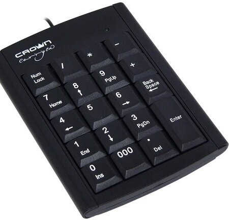 Проводная клавиатура CROWN NumPad. Numeric Keypad (CMNK-001)