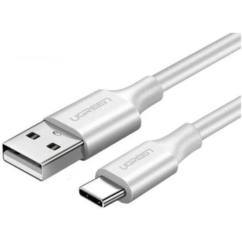 Аксессуар Ugreen US287 USB - Type-C 2m White 60123 10 шт для lg q7 plus q610 cv5a q70 g820 g8 thinq q730 q620 q7plus usb зарядный порт док разъем зарядное устройство соединитель гнездо запасные части