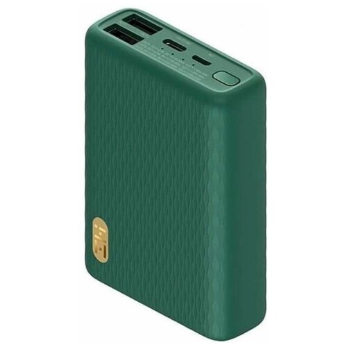 Внешний аккумулятор Power Bank Xiaomi PowerBank ZMIQB817 10000мAч зеленый qb817 green 403400₽