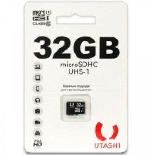 Карта памяти MicroSD Utashi UT32GBSDCL10-00