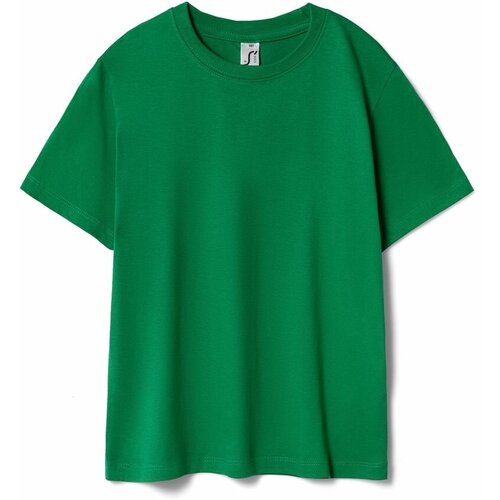 Футболка Sol's, размер 4 года, зеленый футболка детская микки маус like a champion белая на рост 96 104 см 4 года